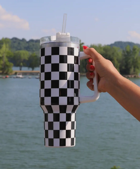 CHECKERED TUMBLER